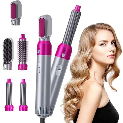 Hair Dryer Styling Tool, Detachable 5-in-1 Multi-Head Hot Air Comb