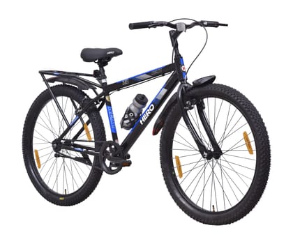 HERO Next 24 T Mountain Cycle (Single Speed, Black, Blue, Rigid)