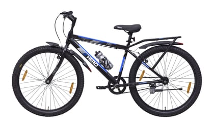 HERO Next 26 T Mountain Cycle (Single Speed, Black, Blue, Rigid)