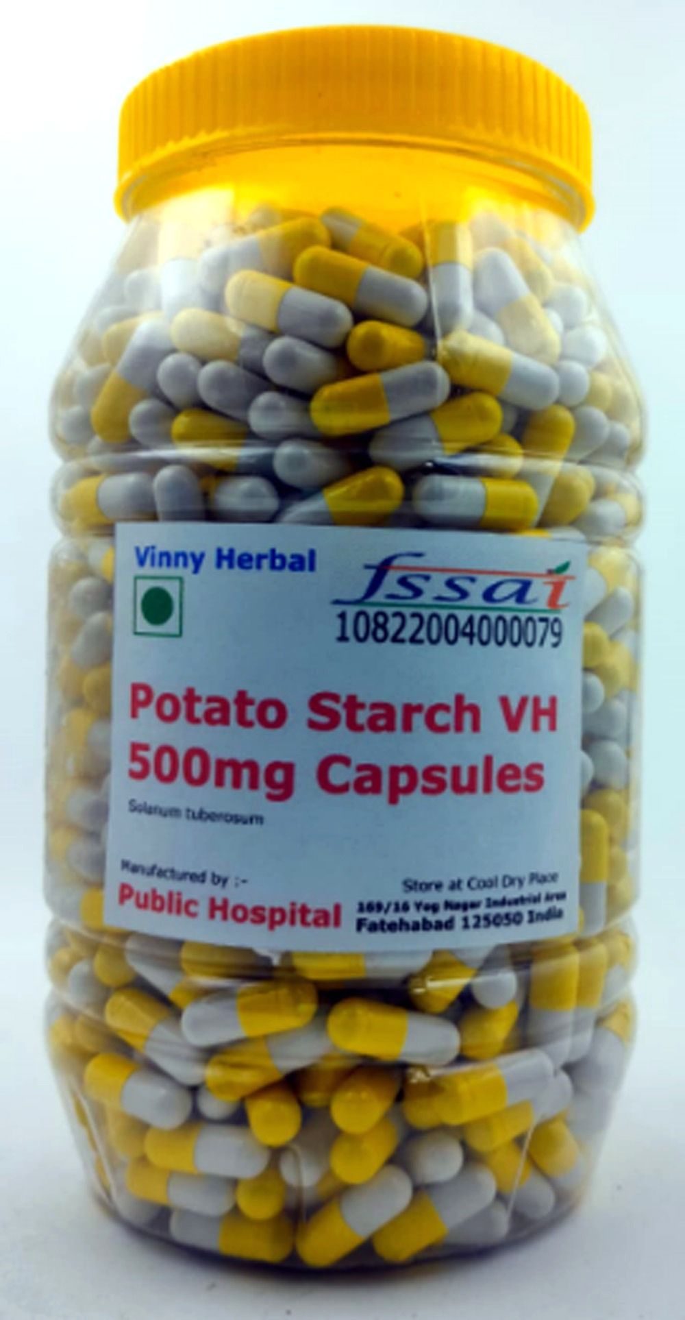 Potato Starch VH Herbal Supplement 500mg Capsules