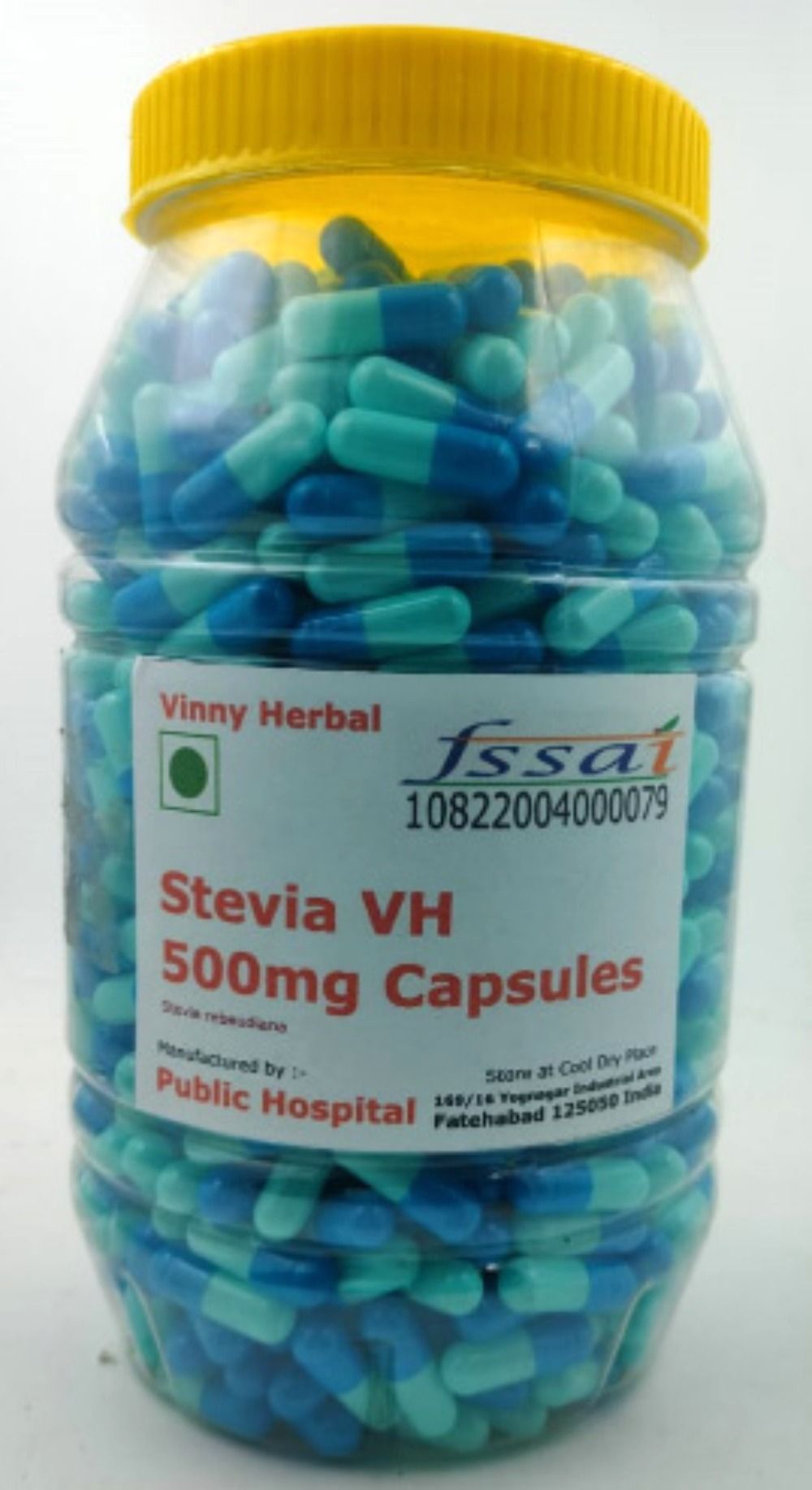 Stevia VH Herbal Supplement 500mg Capsules