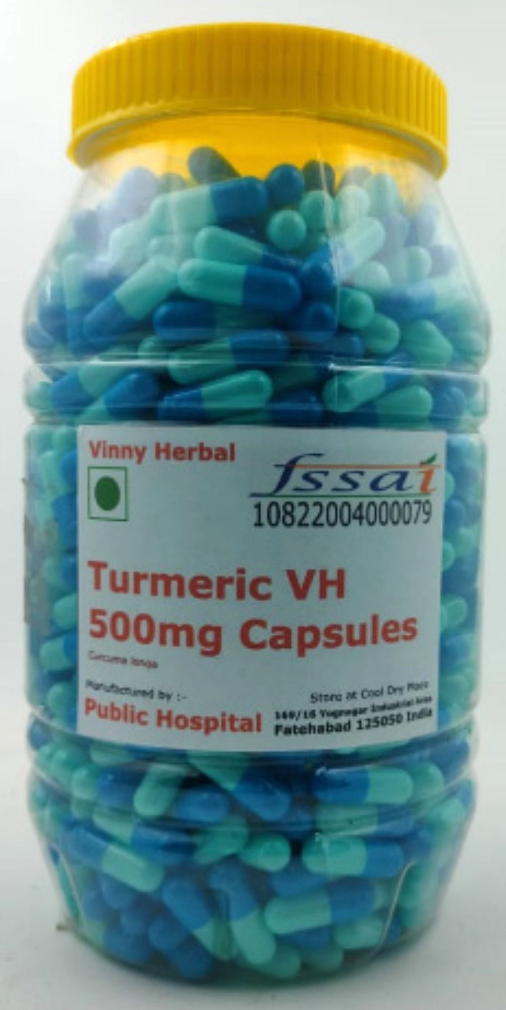 Turmeric VH Herbal Supplement 500mg Capsules