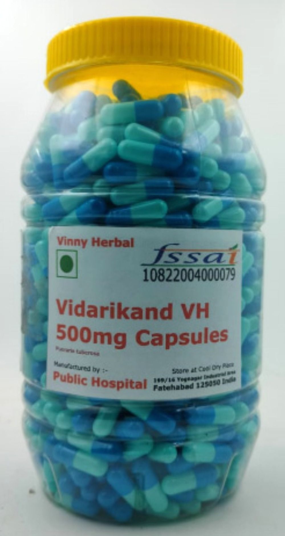 Vidarikand VH Herbal Supplement 500mg Capsules