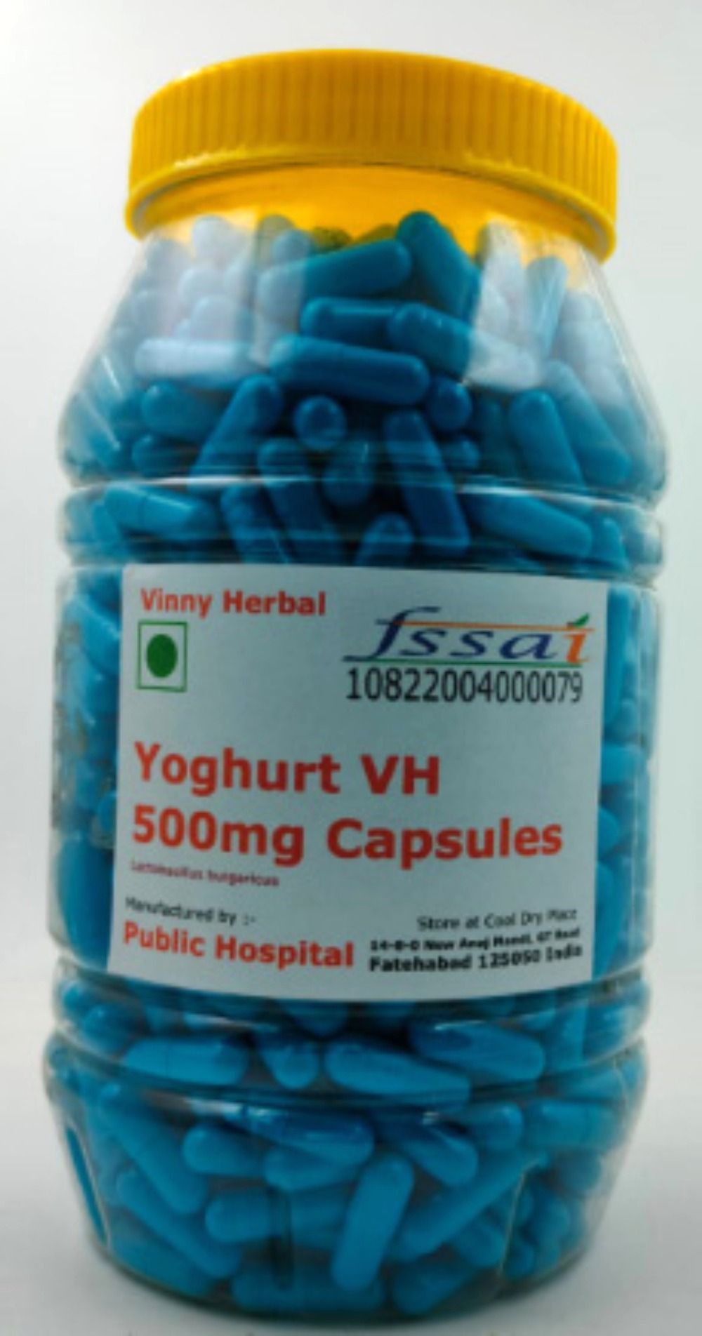 Yoghurt VH Herbal Supplement 500mg Capsules