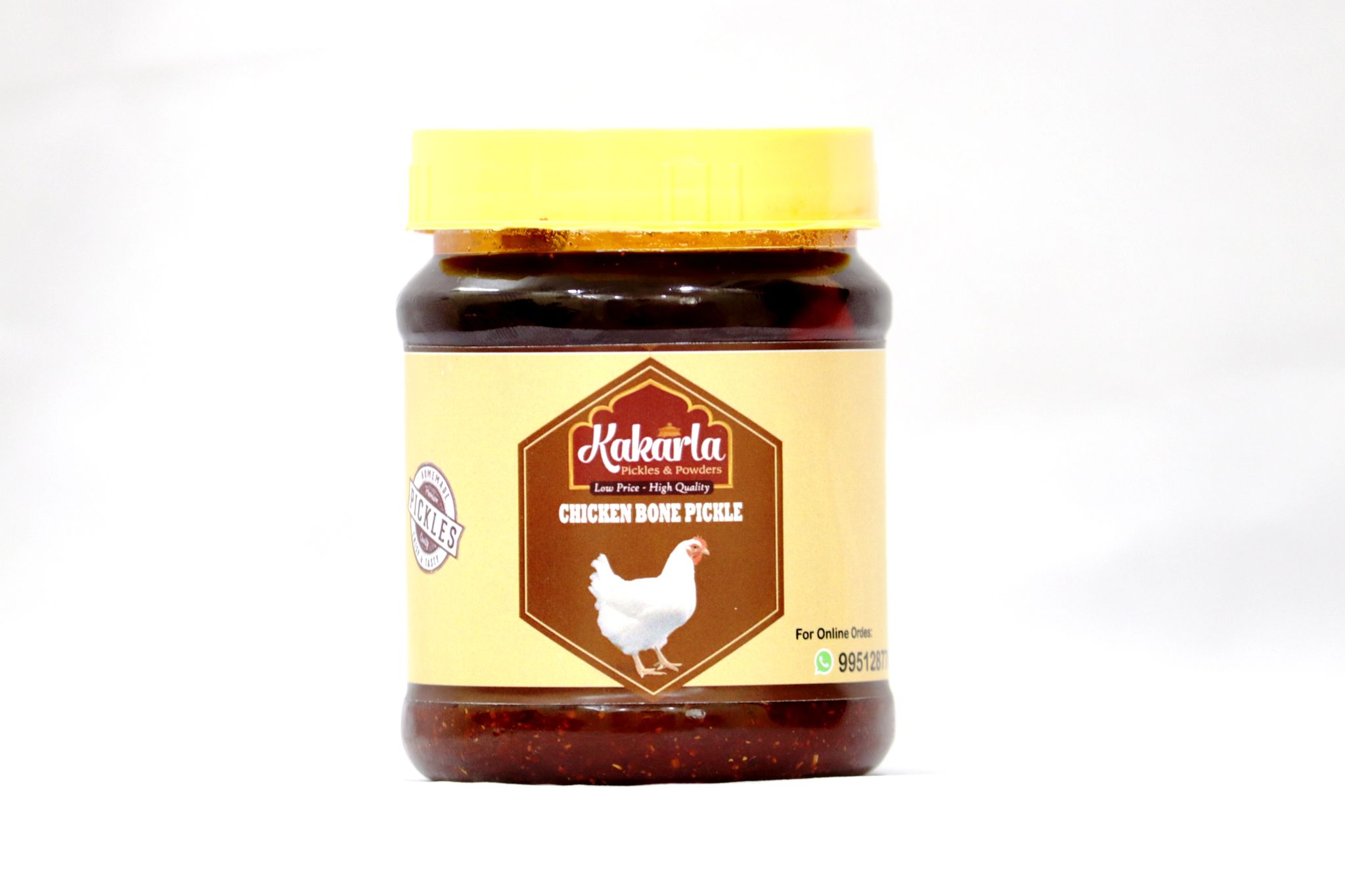 Kakarla Home Made Chicken Bone Pickle - (250g)