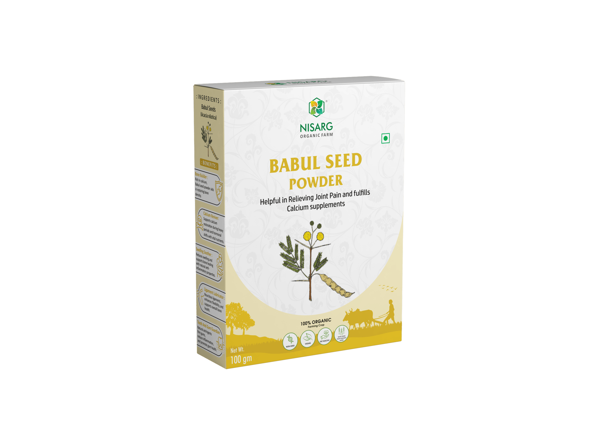 Nisarg Organic Babul Phali Powder 100gm