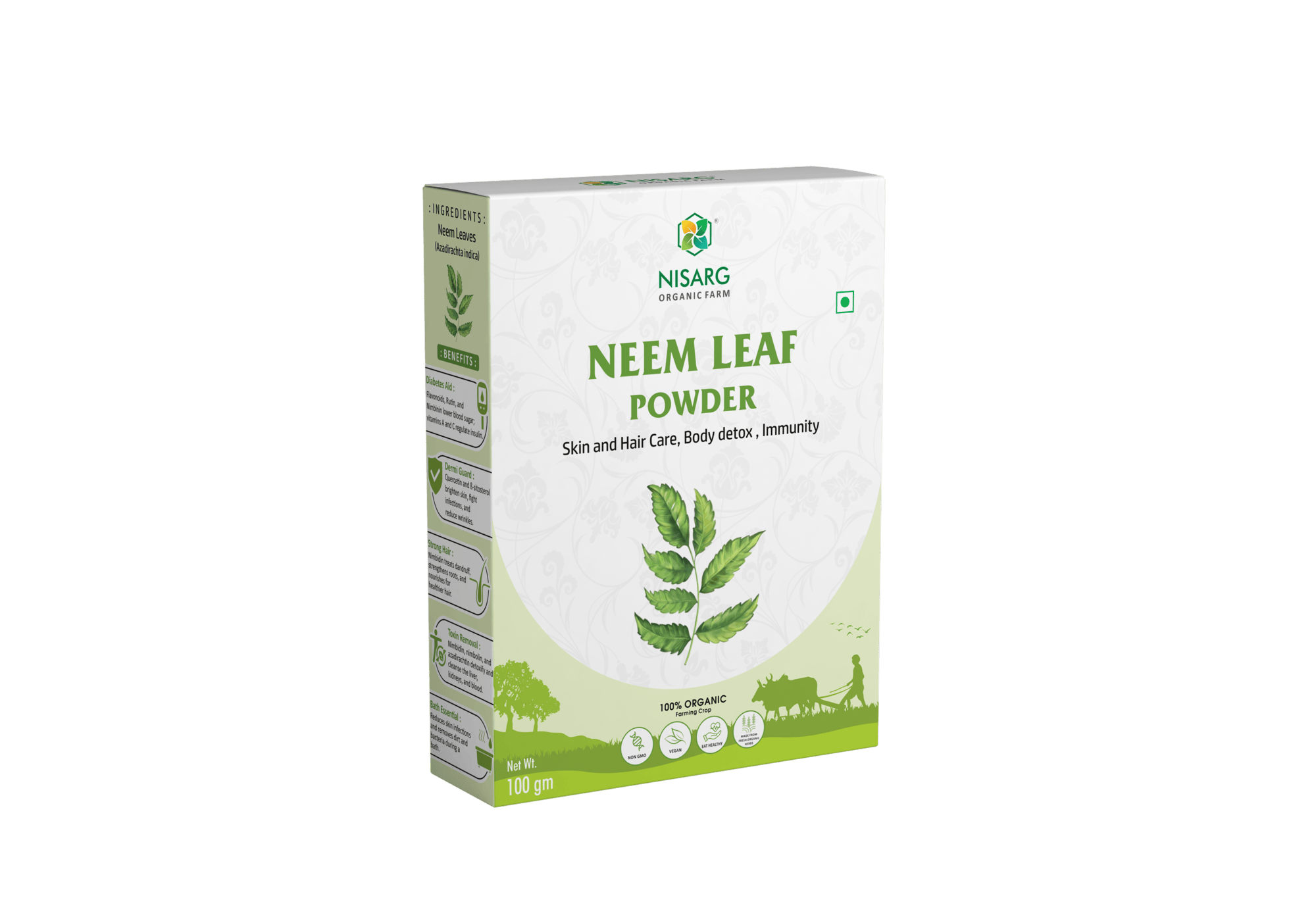 Nisarg Organic Neem Leaf Powder 100gm