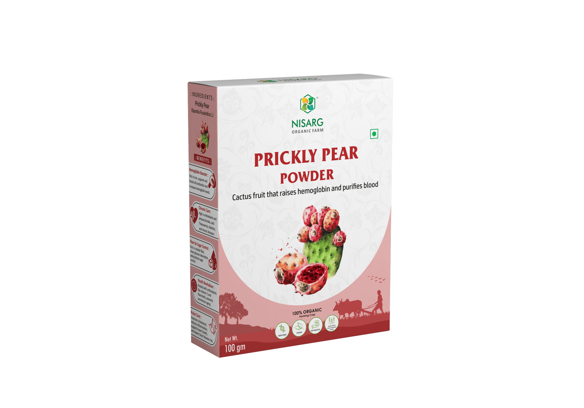 NIsarg Organic Prickly Pear Powder 50gm