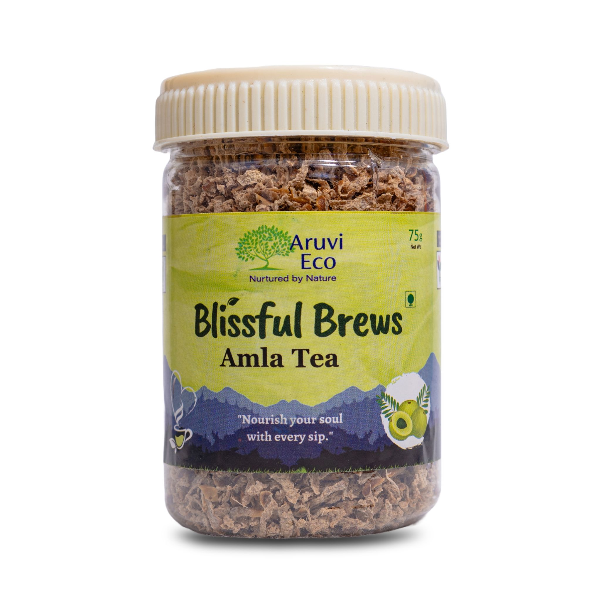 Amla Tea with Salt and Pepper - Immunity-Boosting Tea, Directly produced from our Farm - 75gm