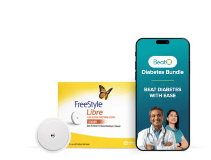 BeatO Diabetes Bundle with Abbott Freestyle Libre CGM and BeatO CGM Patches