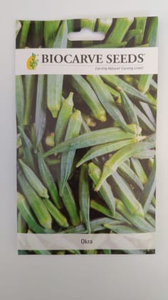 BIOCARVE SEEDS Okra Seeds - Pack of 100 Seeds