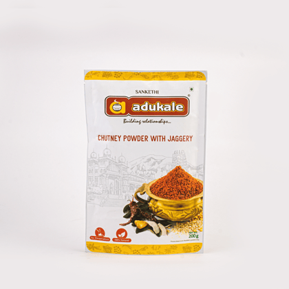 Adukale Chutney Powder with Jaggery