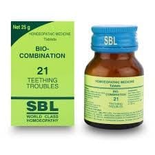 SBL Bio Combination 21 Teething Troubles Tablets 25 gm pack of 2