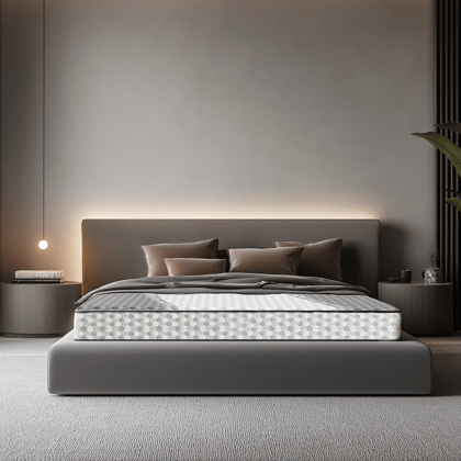 Sleepwell Ortho Pro Spring Mattress | Euro Top Finish | Triple-Zone Pocket Spring | Impression (Memory) Foam Quilt | Profiled Resitec (HR) Foam | King Size | 72X72X6 | 10 Yrs Warranty