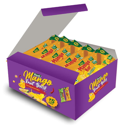 Mangopoint Mango Bar, Natural Sweet Flavor for Dessert - 60 pcs - Display Box