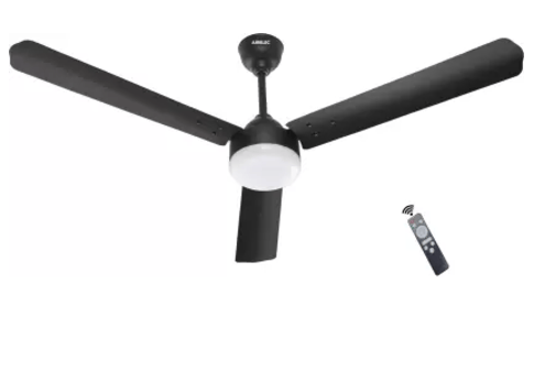 AIRELEC Gloria Stylo 28W with Remote Smoke Brown 5 Star 1200 mm 3 Blade Ceiling Fan  (BLDC Motor with Remote | Smoke Brown | Pack of 1)