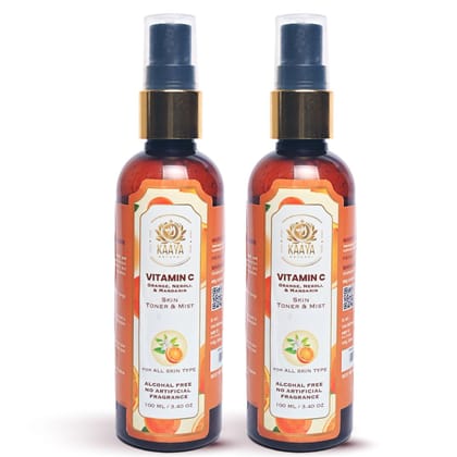 Kaaya Natural Orange, Neroliem & Mandarien Toner & Mist (Vitamin C) 100ML Bottle (BUY 1 GET 1 FREE)