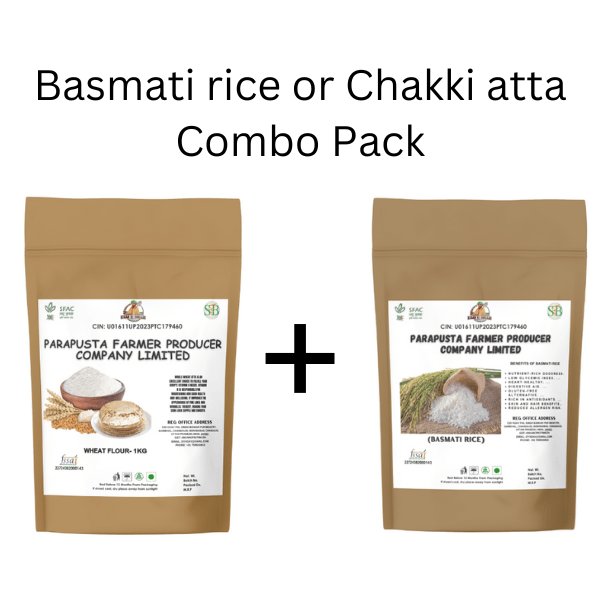 Wheat Flour-1kg and Basmati Rice-1kg