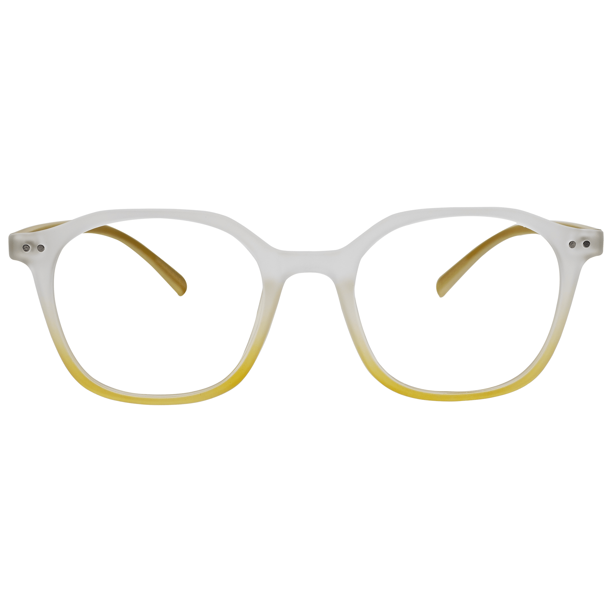 Transparent Full Rim Rectangle Eyeglasses