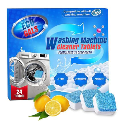 Washing Machine Cleaner Deep Cleaning Detergent Effervescent Tablet for Perfectly Cleaning of Tub/Drum Laundry Fresh No Smell Home Cleaning Tool