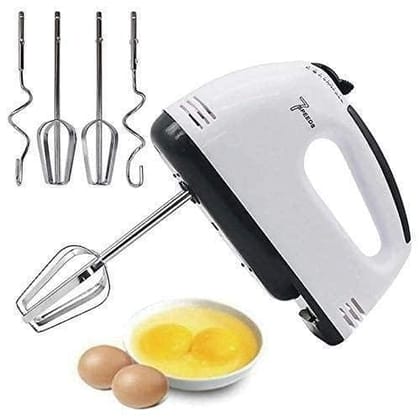 sayona Hand Mixer for Egg Beater and Food Blender with 7 Speed Handheld Processor Automatic Electric Kitchen Tool Double Whisk Eggs Mixer with Beater and Hook Bitter for Cake Hand Mixer For Kitchen