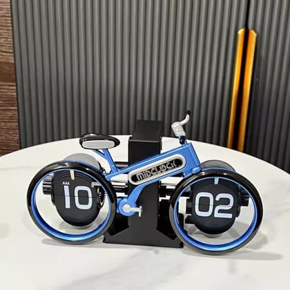 Bicycle Table Clock RETRO FLIP