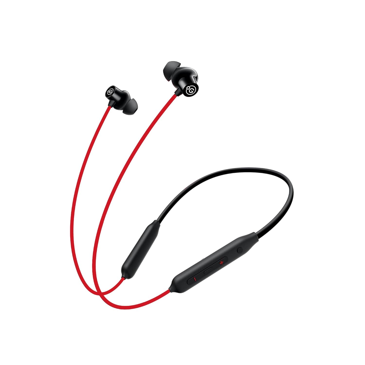 OOGE Tune 7 in-Ear Bluetooth Neckband with ENC, 3D Surround Sound, Magnetic On-Off, Voice Assistant, Type-C Fast Charging, IPX5 Sweat-Resistant, 25H Playtime,10mm PureTone Driver for Dyamic Bass (Red)