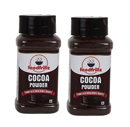 foodfrillz Cocoa Powder for Cake Baking, Combo Pack of 2, 120 g