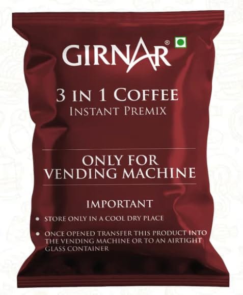 Girnar 3 in 1 Coffee Instant Premix | Only For Vending Machine | 1 Kg Pack