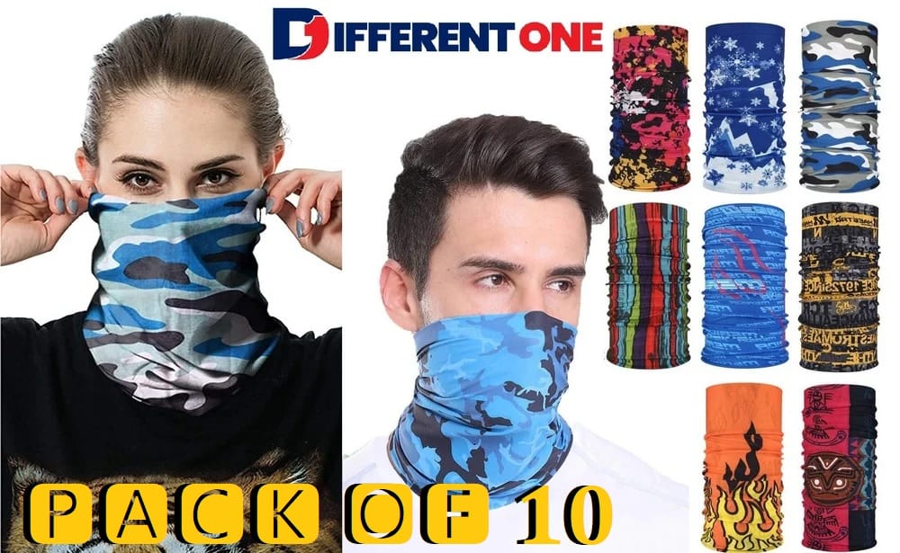 Basic Multi-purpose Multifunctional Seamless Wear Unisex Headwear Headband Head Sports Bandana - Assorted Prints