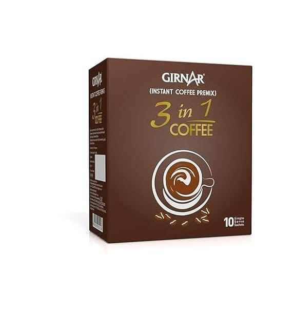 Girnar Instant Premix 3 in 1 Coffee (10 Sachets)