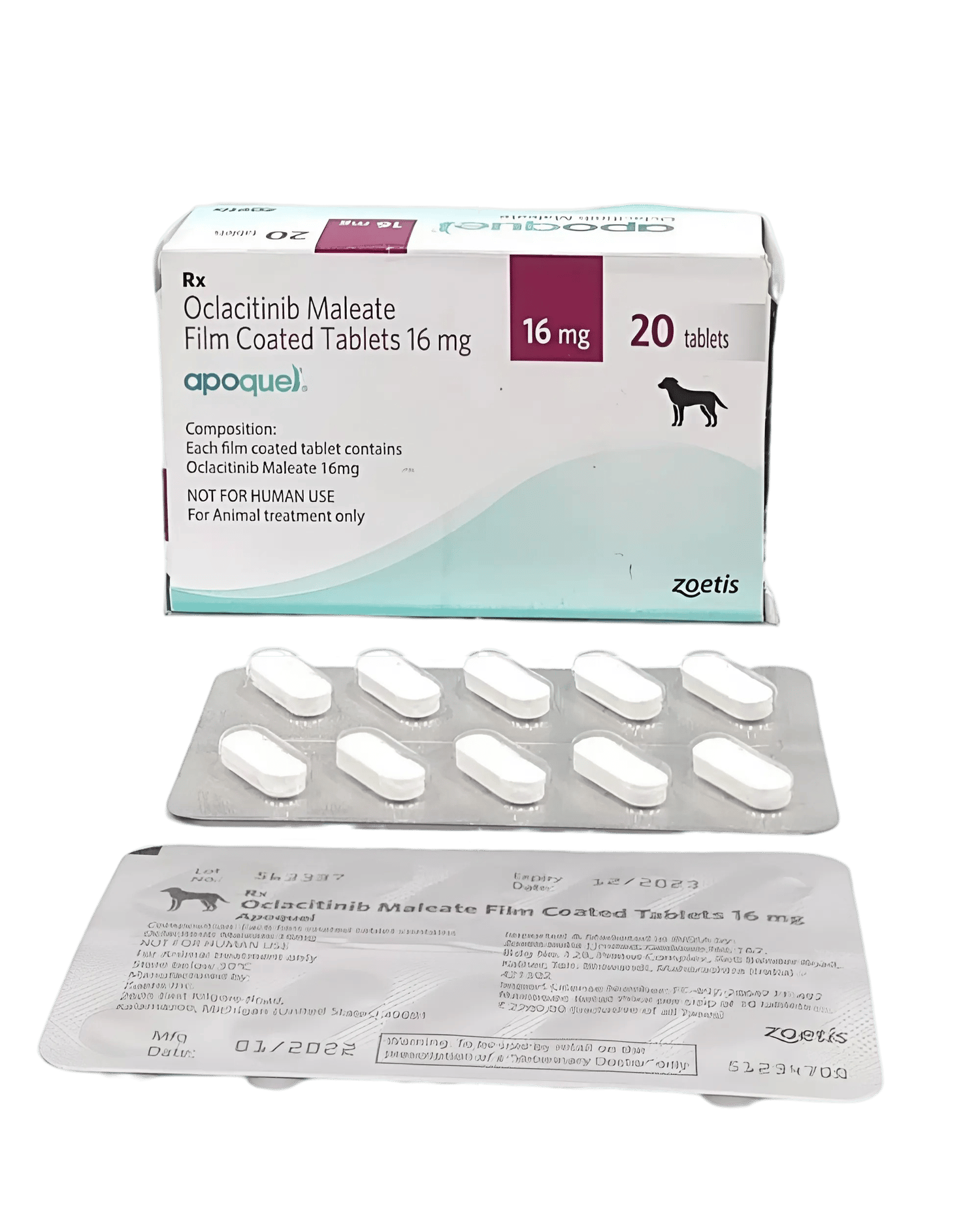 Zoetis Apoquel tablets for dogs and cats 16mg (1box ) (20tablets)