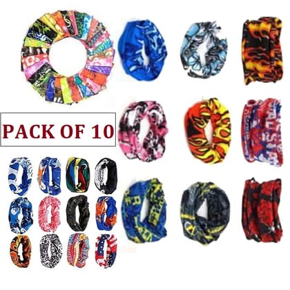 All Day Multi-purpose Multifunctional Seamless Wear Unisex Headwear Headband Head Sports Bandana - Assorted Prints