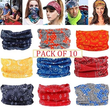 Perfect Multi-purpose Multifunctional Seamless Wear Unisex Headwear Headband Head Sports Bandana - Assorted Prints