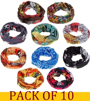 Standard Multi-purpose Multifunctional Seamless Wear Unisex Headwear Headband Head Sports Bandana - Assorted Prints