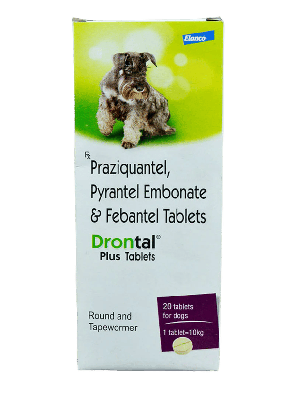 Bayer Elanco Drontal Plus Tasty Dewormer for dogs ( 6 tab)