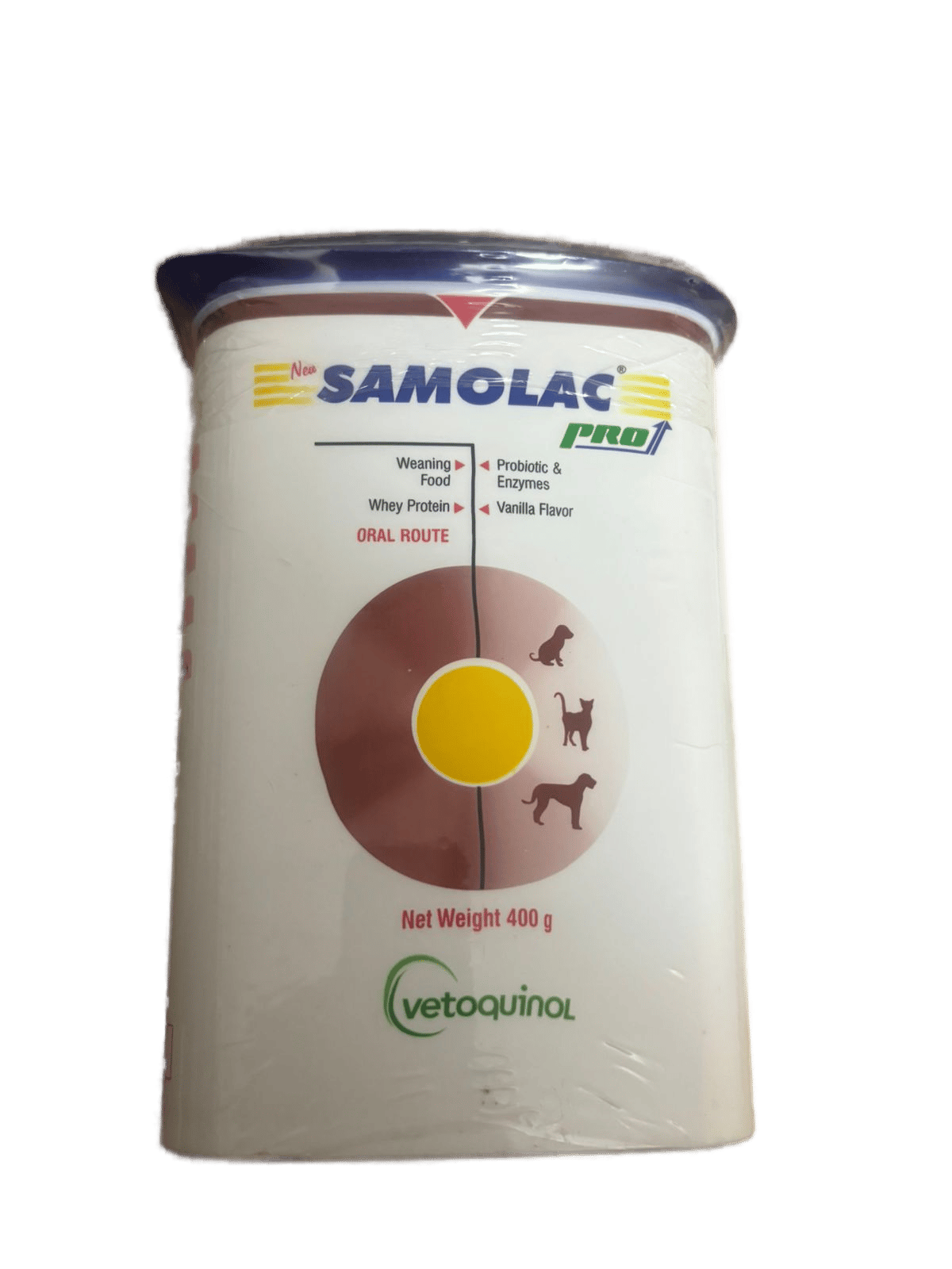 Vetoquinol Samolac Pro Supplement for Puppies and Kittens, 400 Gms