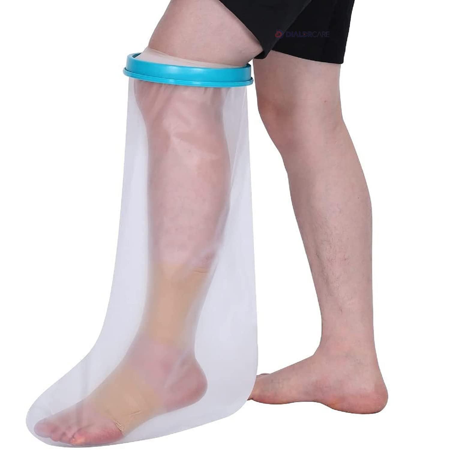 KIT & CO Neoprene_Blend Waterproof Leg Cast Cover For Shower&Bath,Reusable Sealed Watertight Cast Protector (Leg Cast Protector),Fracture,One Size