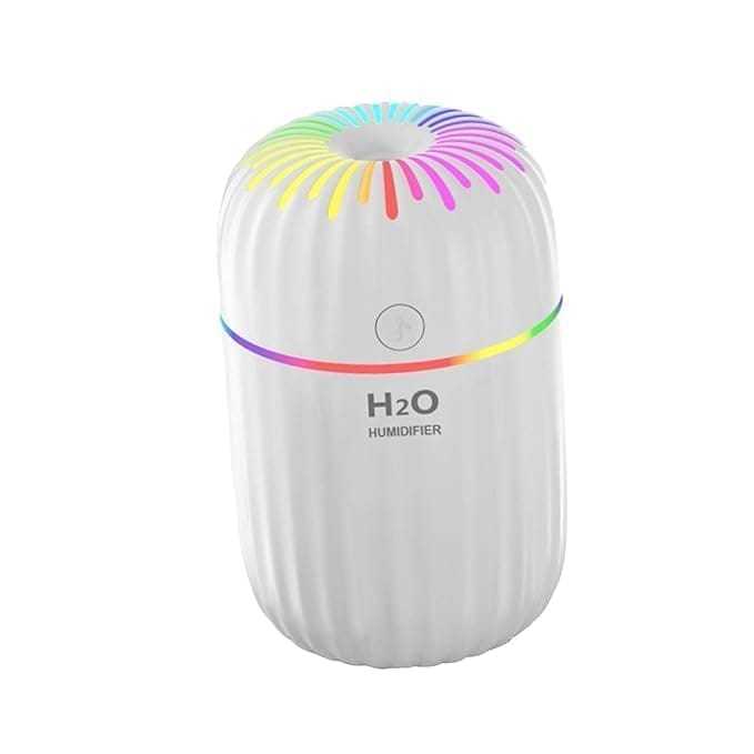 KIT & CO Mini Humidifier for Room Moisture,Aroma Diffuser, Mist Maker,Cool Mist Humidifier, Small Air filter Humidifier,Ultrasonic usb Essential Oil Electric Essential car office Desktop