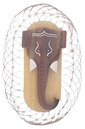 Mii Art wall decoration frames showpiece for Office & Home Decor,ganesh jee framesa(size-11cm) Pack of 1 pcs.