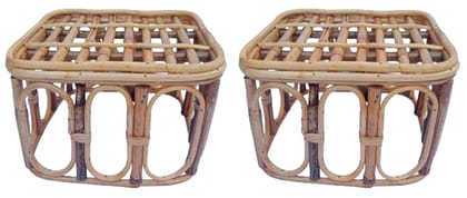 Mii Art Bamboo Square Stool 2 pcs