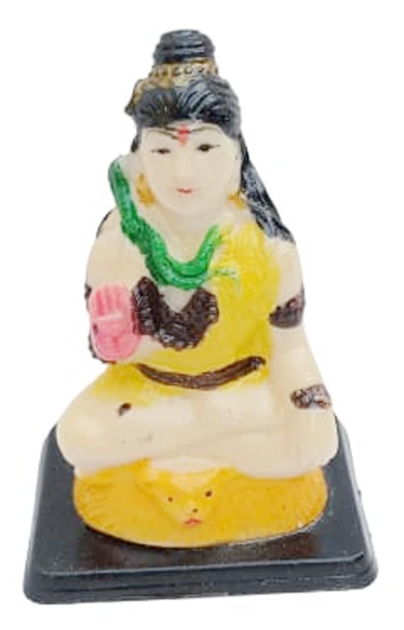 Mii Art Shanker bhagwan/Shiv/mahadev Statue for Pooja Room Home Temple Idol Car Dashboard & Gifting