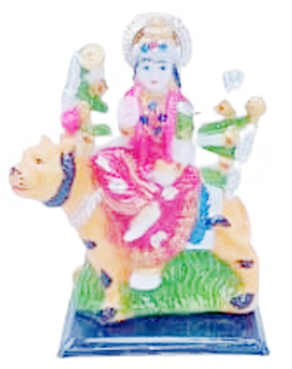 Mii Art Maa Lakshmi Devi Idol Statue Sitting on Tiger