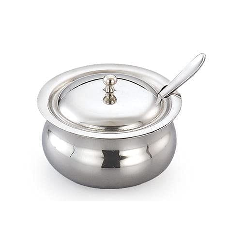 Mii Art steel ghee pot use in kitchen(11x11cm) 1pcs - 200 ml Steel Milk Container