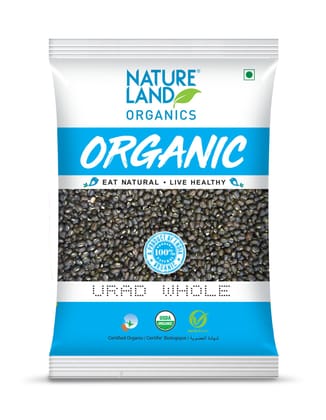 Natureland Organics Urad Whole 1 Kg