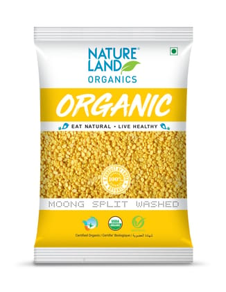 Natureland Organics Moong Split Washed 1 kg