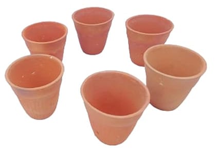 Mii Art miiti ka kullhad Tea Cup (Size 7 cm) Pack of 6 pcs