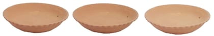 Mii Art mitti ka Bowl for kheer and Sweets(size-5-15 cm) Pack of 3pcs.