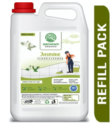 GROVANTI ORGANIC Disinfectant Surface & Floor Cleaner Jasmine  (5 L)