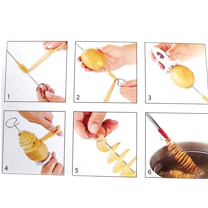 Potato Slicer Spiral Potato Cutter